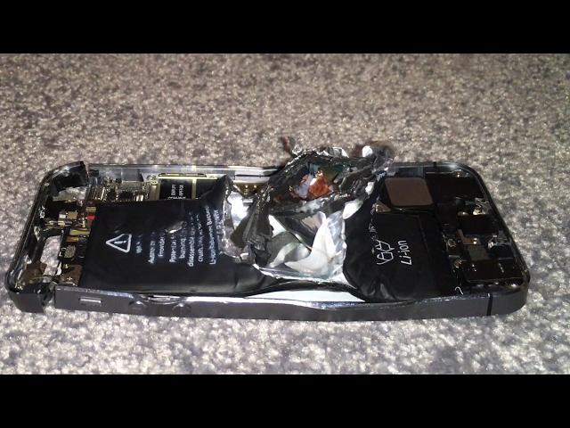 Piercing iPhone 5s Battery