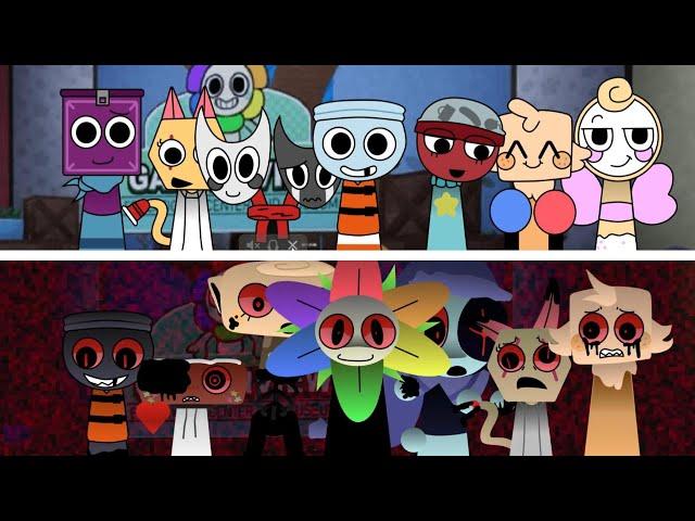 Incredibox Sprunki - Retake Dandy’s World - Sprunki mods  normal vs horror #sprunki #sprunkimod