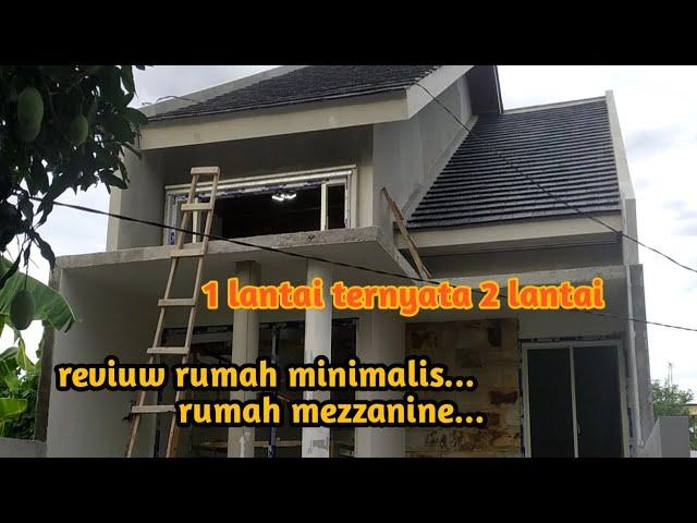 RUMAH MINIMALIS  DESAIN MEZZANINE terbaru