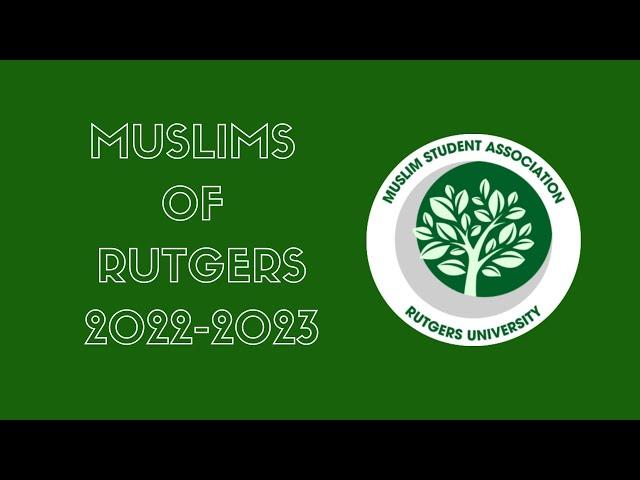 #MuslimsOfRutgers 2022-2023 [Acapella Only]