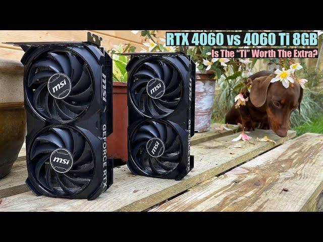 RTX 4060 vs RTX 4060 Ti 8GB in 2024 - Is The "Ti" Worth The Extra?