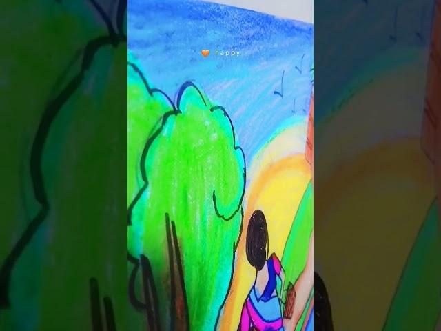 #beautifull Village #art by Aparna #️
