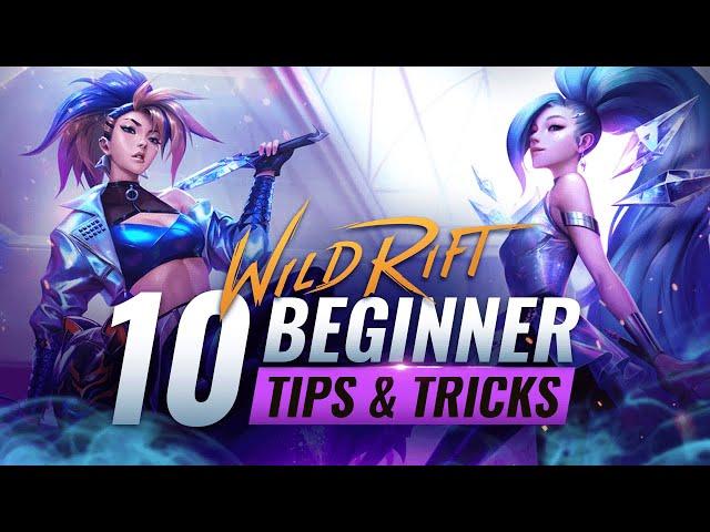 10 BEGINNER Tips & Tricks You MUST KNOW - Wild Rift (LoL Mobile)