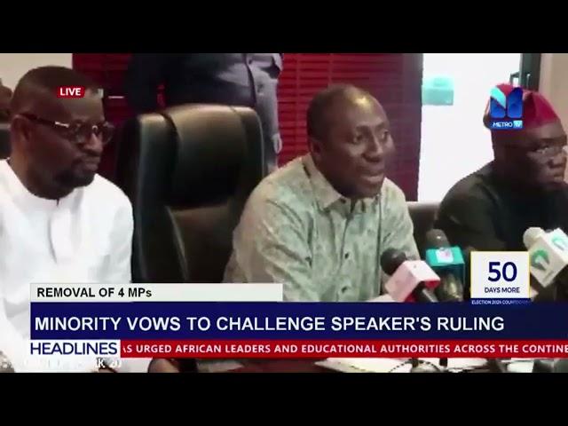 Minority Vows To Challenge Speakers Ruling