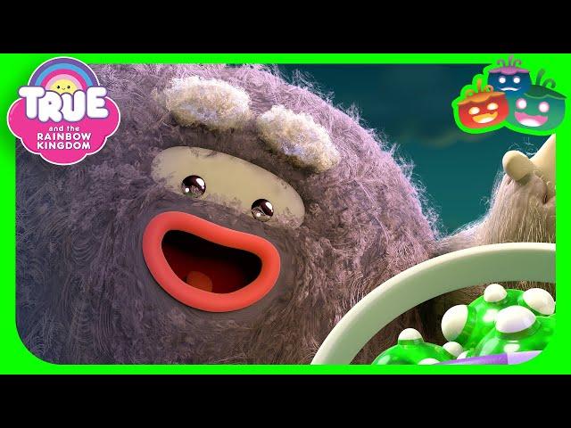 Yeti Eats a Tricky Treat!  Halloween Episode & More!  True and the Rainbow Kingdom 