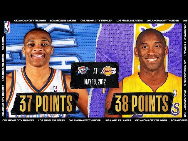 Westbrook & Kobe Duel, KD Hits Clutch Shot | #NBATogetherLive Classic Game