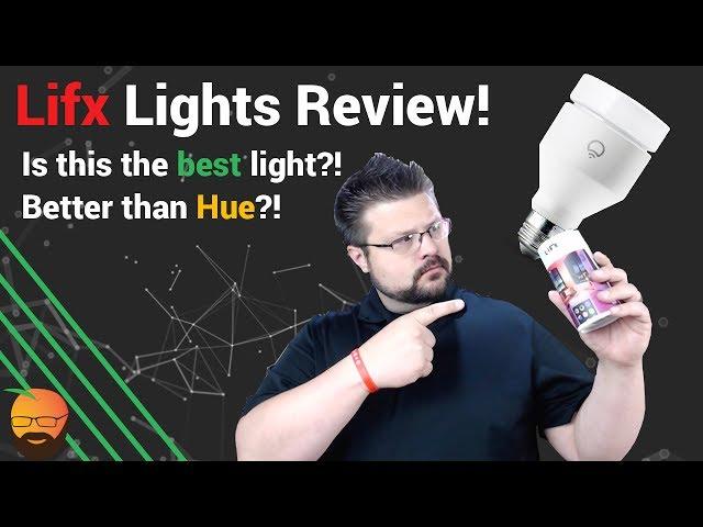 Review: Lifx Smart A19 LED Color Bulb! Best Smart light out there?!
