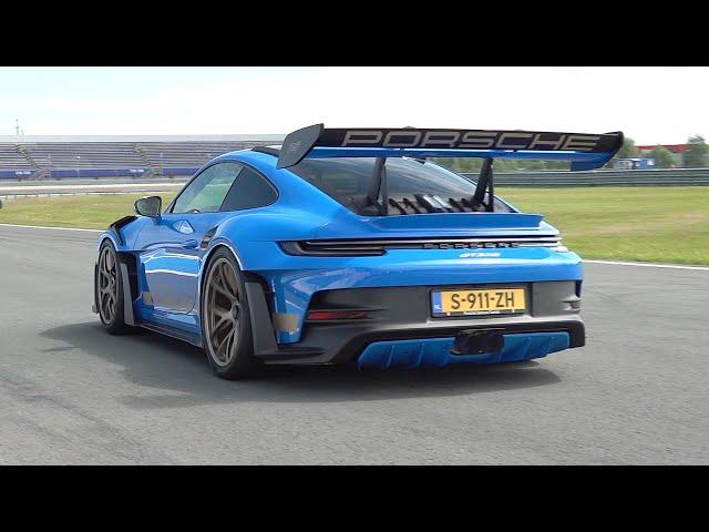 Porsche 992 GT3 RS with STRAIGHT PIPED SOUL Exhaust! EXTREME LOUD REVS & ACCELERATIONS! 