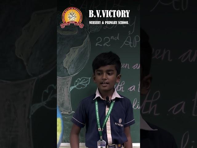 World Earth Day by B.V.Victory School