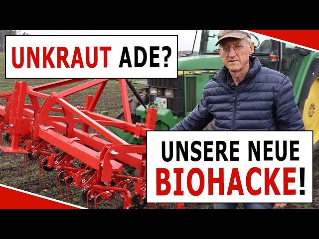 Neue Frühhack-Technologie - Größte Wirkung bei Unkrautregulierung!