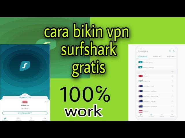 cara buat akun vpn gratis surfshark yoh iso yoh #tutorial