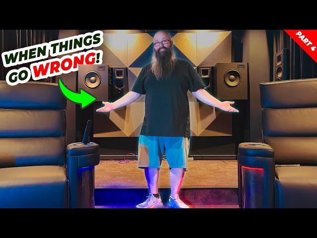 DESTROYING MY HOME THEATER - PART 4 - Home Theater Tour