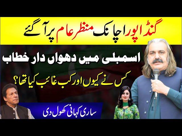  Ali Amin Gandapur Achanak Manzar Pr Aa Gay | Assembly Mae Dhuwa Dar Khitab | Kis Ny Gyb Kea Tha ?