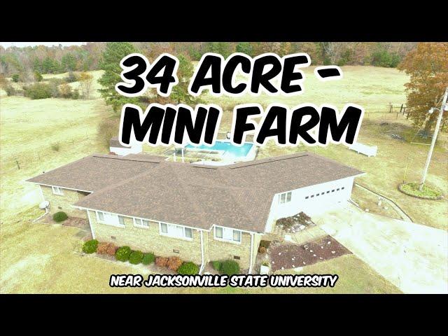 Jacksonville Home 34 Acres Alabama Land For Sale