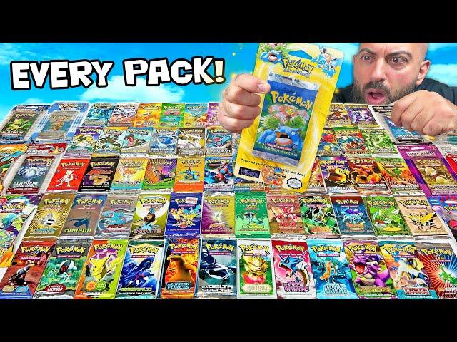 I Opened EVERY Pack of Pokemon Cards! ($30,000)