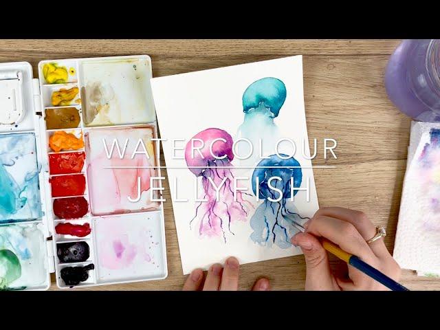 Easy Watercolour Jellyfish