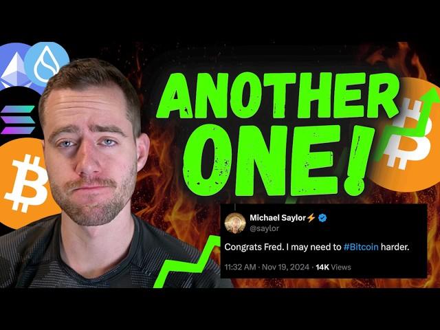 BITCOIN - MICHAEL SAYLOR IS GIVING YOU 24 HOURS! (I'M BUYING SOLANA HERE)