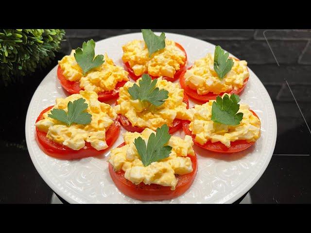 These tomatoes will be the first to disappear from the table! The best snack I have ever eaten!