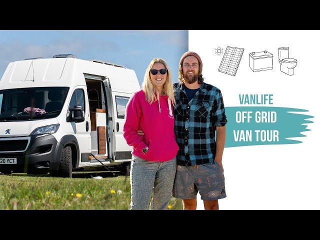 Van tour - Off grid Peugeot Boxer L4 H3 camper conversion for vanlife