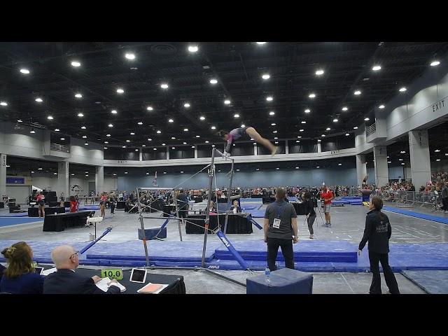 Cristal Isa - Uneven Bars - 2018 Women's Junior Olympic National Championships