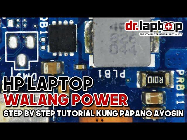 HP Laptop No Power Repair (Tagalog)