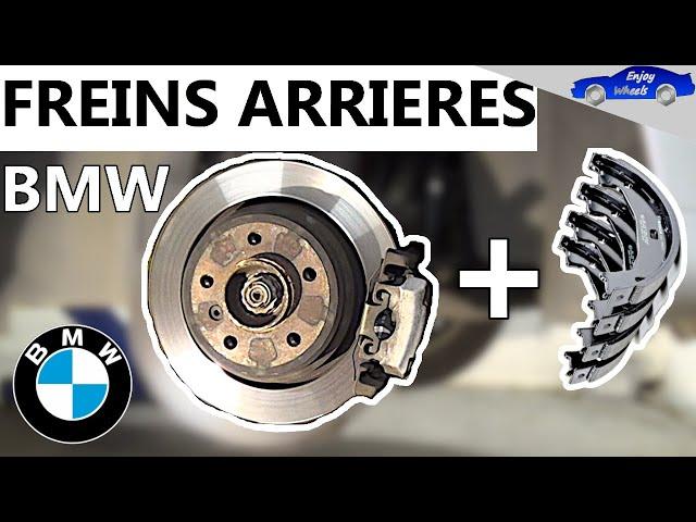 How to REPLACE the rear BRAKE PADS, DISC and BRAKE SHOES on your BMW