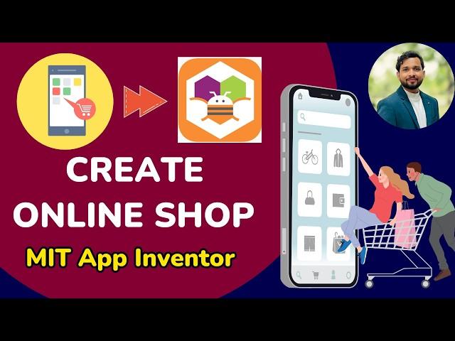 Build Your Own Shopping App in MIT App Inventor | Easy eCommerce App Tutorial (2025)