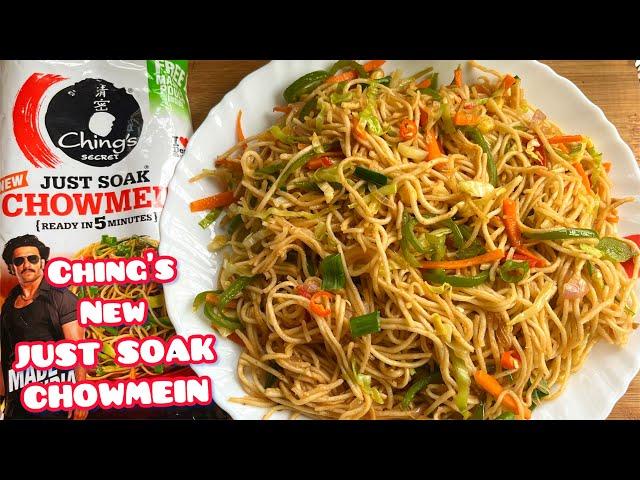 Ching’s New Just Soak Chowmein | Ching’s Chowmein Recipe | Chings New Just Soak Chowmein with Masala