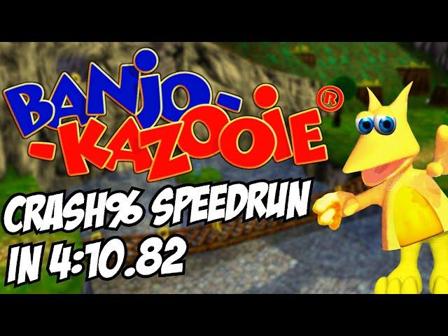 [N64] Banjo-Kazooie Crash% World Record Speedrun in 4:10.82