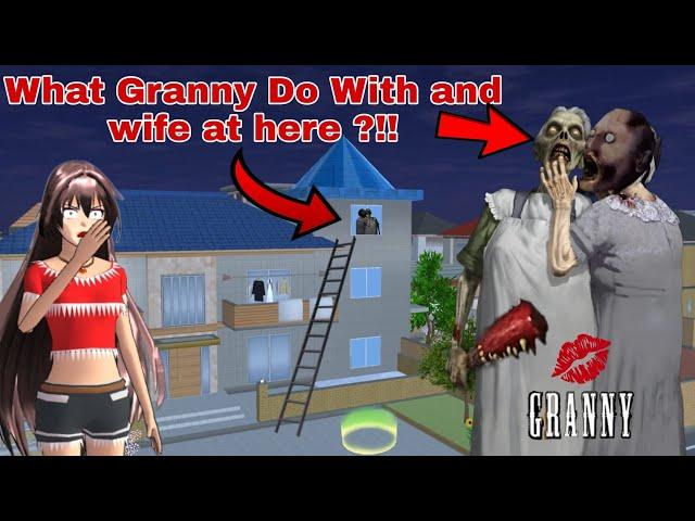 سر جراني وزوجته Horror Secret!! What Granny Do With and wife at here ?!! in SAKURA SCHOOL SIMULATOR