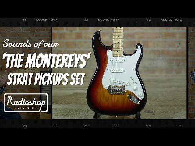 Radioshop Pickups 'The Montereys' Strat Pickup Set w/ Fender Blues Junior