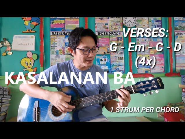 KASALANAN BA | Guitar Tutorial for Beginners