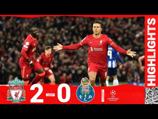 Highlights: Liverpool 2-0 Porto | Thiago's thrilling strike in Anfield win