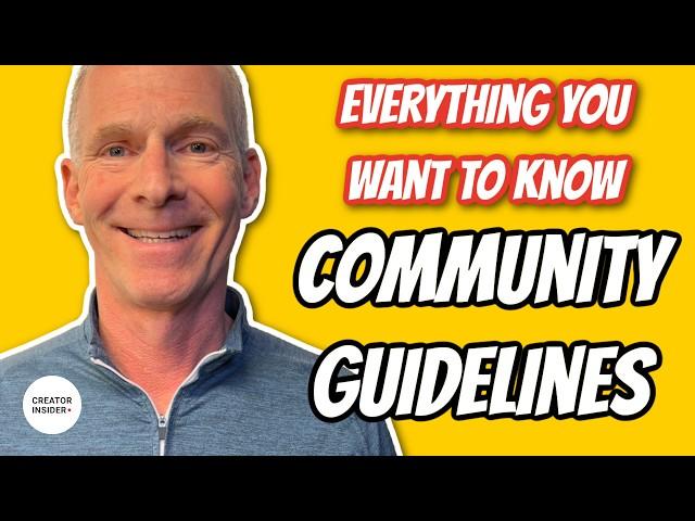 YouTube Policy — Community Guidelines Explained! 