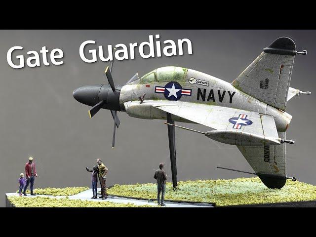 Building the XFY-1 "Pogo" as a Gate Guardian Diorama! Mistercraft Plastic Model Kit Build & Review