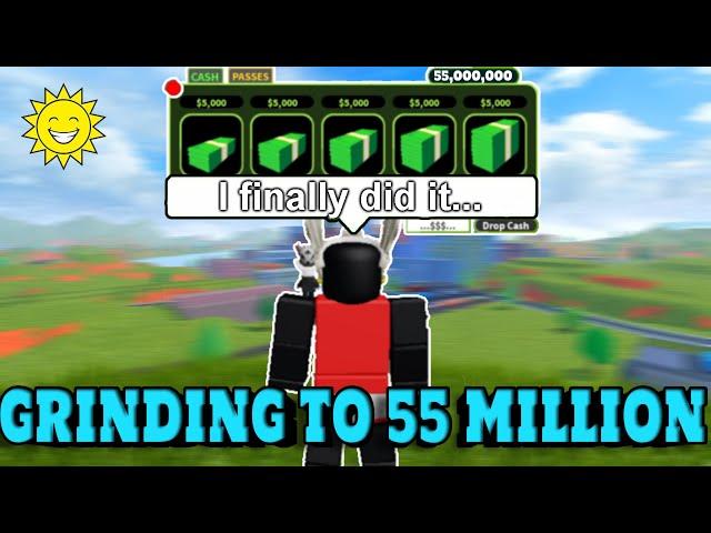 Gridning to 55 MIllion in Jailbreak (Roblox Jailbreak)