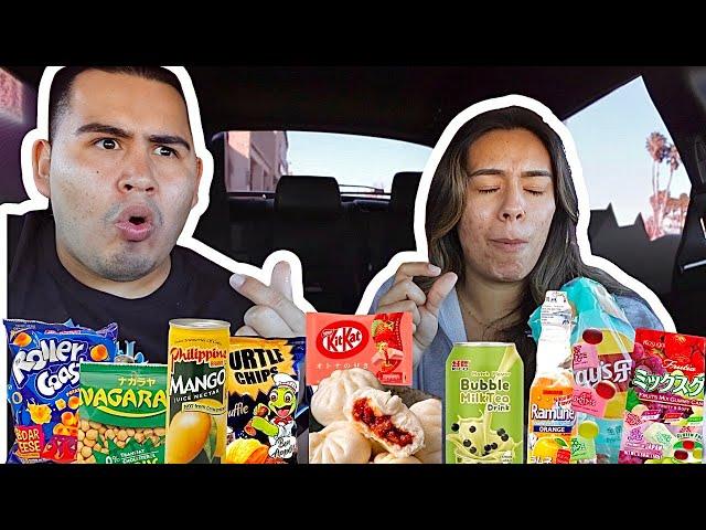 TRYING A VARIETY OF ASIAN SNACKS *SO GOOD*