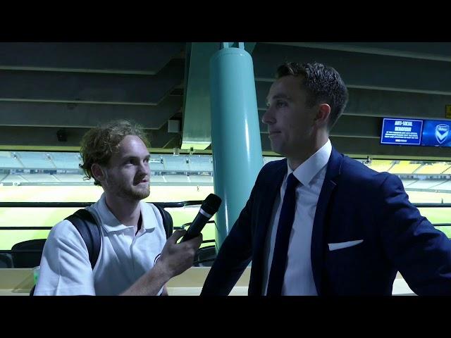 VFTV - Interview with Melbourne Victory Ground Announcer (Melbourne Derby)