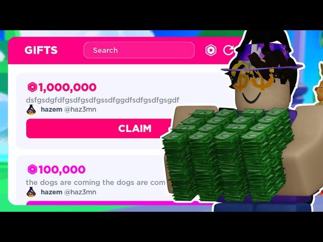 Hazem Gave me 1 Million Robux | Pls Donate