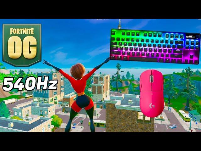 SteelSeries Apex Pro TKL ASMR  Fortnite OG Ranked Reload  Satisfying Keyboard Fortnite 360 FPS 4K