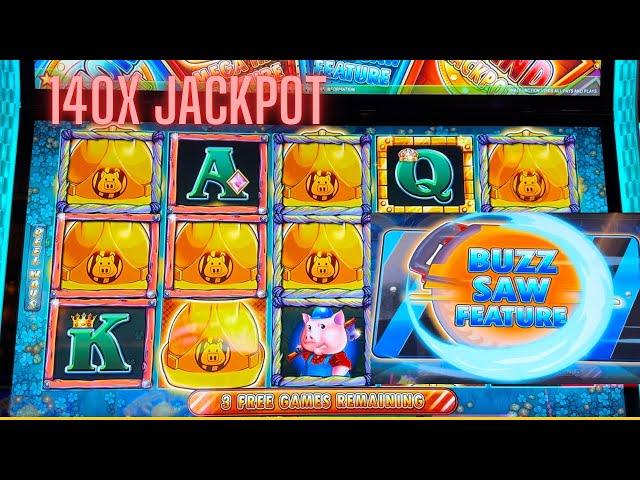 GREAT HUFF N’ MORE PUFF SESSION MAX BET JACKPOT PAYING 140X