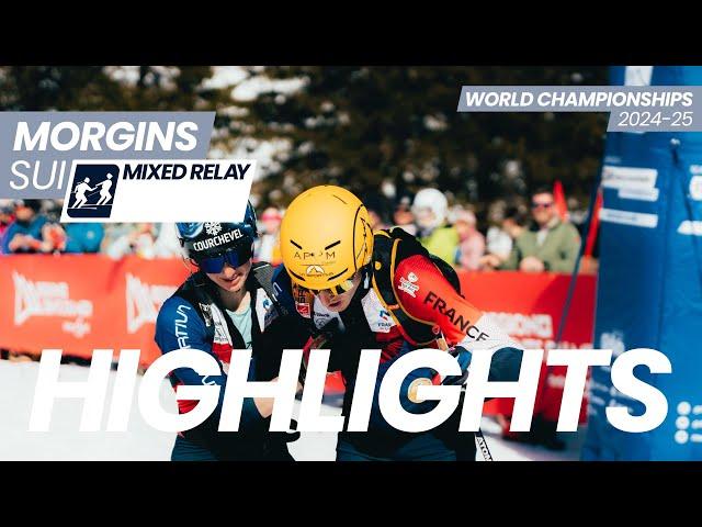 Morgins World Championships | Mixed Relay Race Highlights 2025 | ISMF