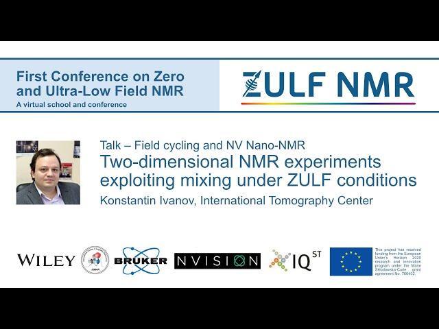 ZULF2020 | Konstantin Ivanov | Two-dimensional NMR experiments under ZULF conditions