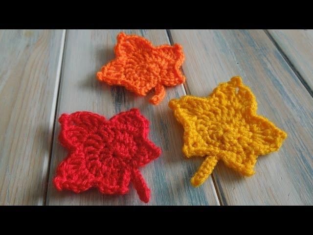 (crochet) How To - Crochet a Maple Leaf