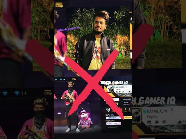 #short #AKASH GAMER IQ  #viral #sksabirgaming #ff #2bgamer #freefire #sksabirboss #raistar #badge99