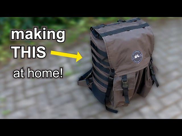 Making a backpack at home - DIY backpack