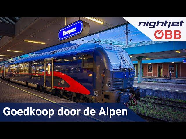 SPOTGOEDKOOP door de ALPEN met de NIEUWE NIGHTJET  #BartVlog