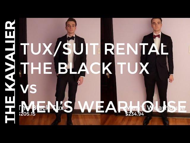 Tux/Suit Rental: The Black Tux vs Men's Wearhouse | My Experience & Review