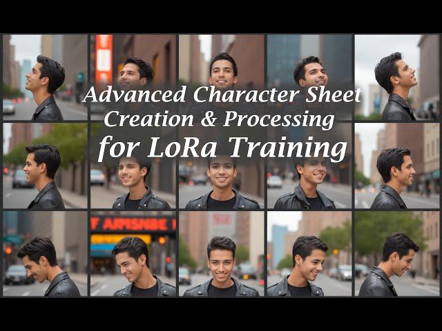 Advanced Character Sheet Creation & Processing for LoRa Training