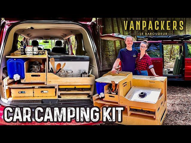 GENIUS Car Camping Kit Installs in Minutes - Kitchen | Bed | Refrigerator | Sink